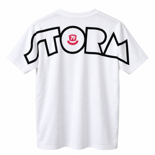 Storm Stacey Block Back T-Shirt – Black & White Unisex