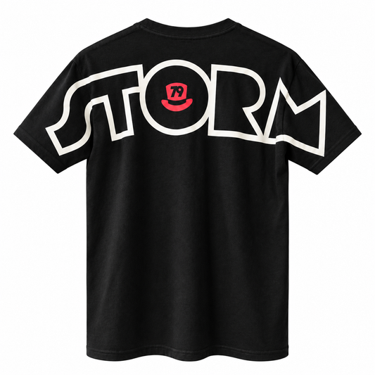 Storm Stacey Block Back T-Shirt – Black & White Unisex